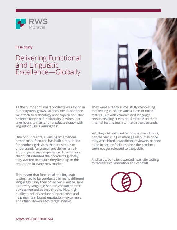 Delivering Functional and Linguistic Excellence Cover