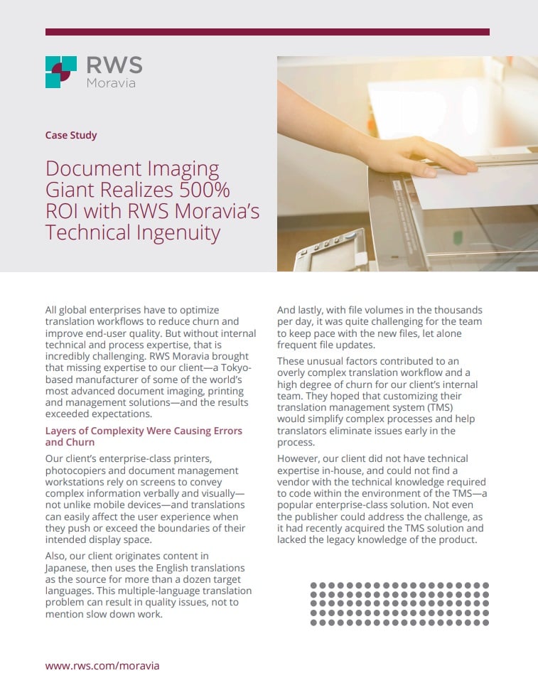Document Imaging Giant Realizes 500 Percent ROI Cover