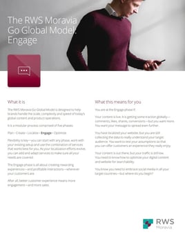 The RWS Moravia Go Global Model: Engage Ebook