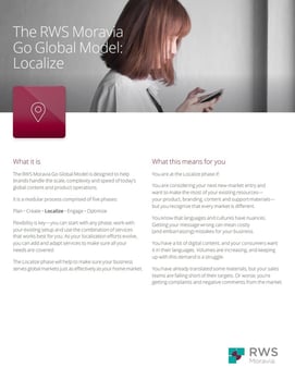 The RWS Moravia Go Global Model: Localize Ebook